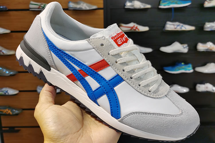 Onitsuka Tiger California 78 EX (Cream/ Directoire Blue / Red) Shoes