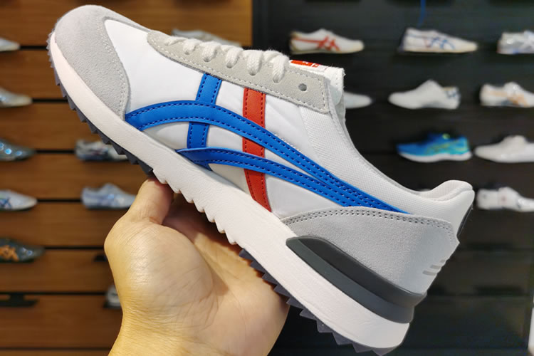 Onitsuka Tiger California 78 EX (Cream/ Directoire Blue / Red) Shoes