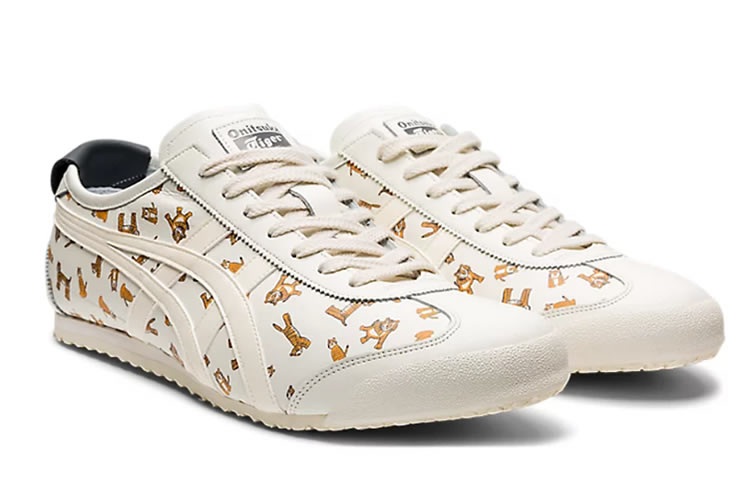 Mexico 66 (Tiger Pattern White) Unisex Sneakers