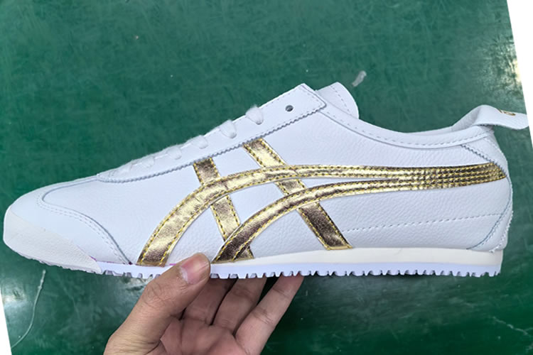 (White/ Gold) Mexico 66 Shoes
