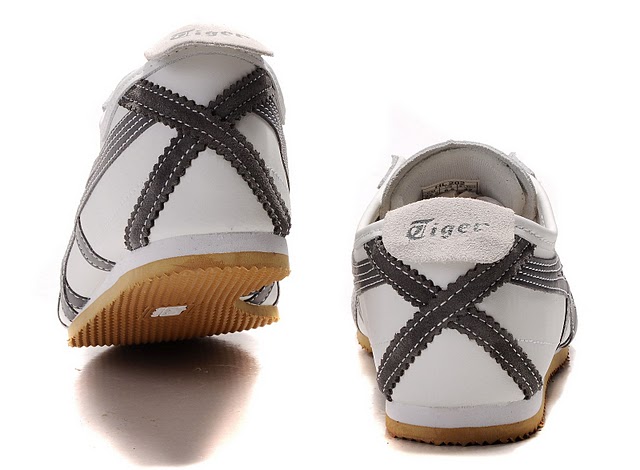 (White/ Grey) Onitsuka Tiger Mexico 66 Shoes - Click Image to Close