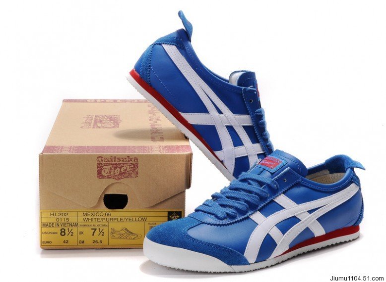 (Blue/ White/ Red) Onitsuka Tiger Mexico 66 Shoes