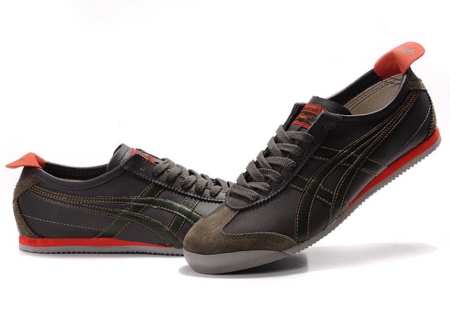 (Chocolate/ Army Green/ Tomato) Mexico 66 Shoes