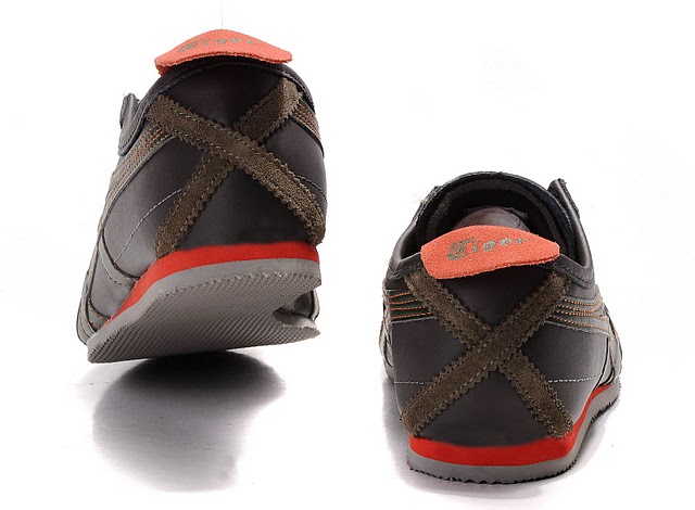 Onitsuka Tiger Mexico 66 Shoes (Chocolate/ Army Green/ Tomato) - Click Image to Close