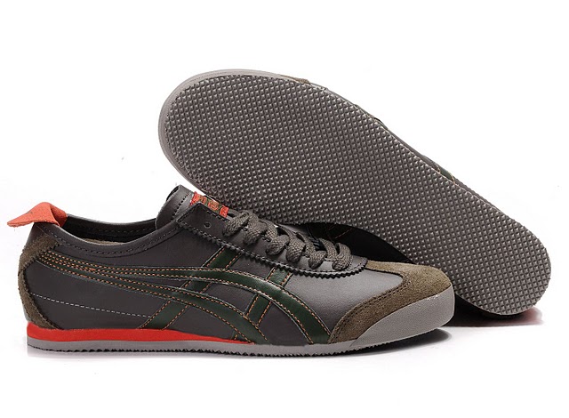 (Chocolate/ Army Green/ Tomato) Mexico 66 Shoes