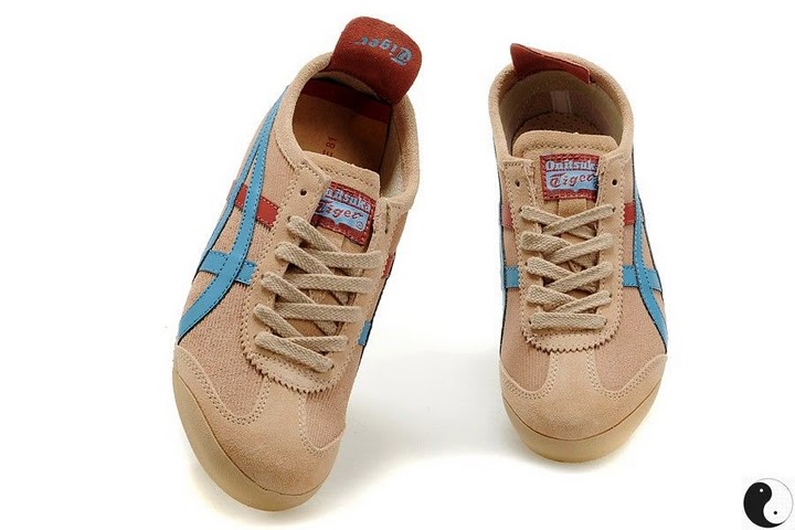 (Cream/ Picant Orange) Onitsuka Tiger Mexico 66 Shoes - Click Image to Close