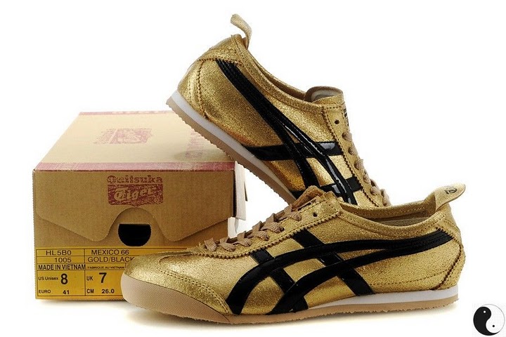 onitsuka tiger black and gold