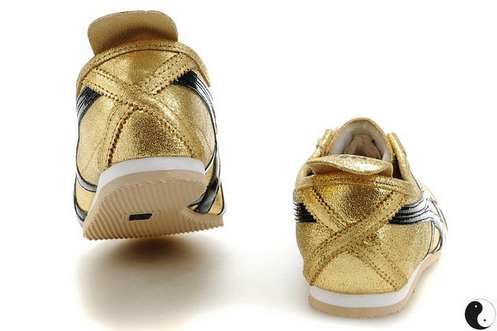 (White/ Black/ Gold) Mexico 66 Shoes - Click Image to Close