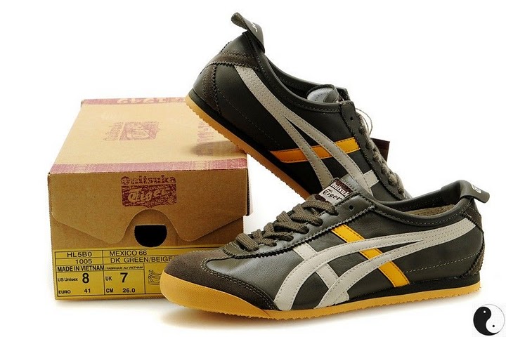 onitsuka tiger mexico 66 green yellow