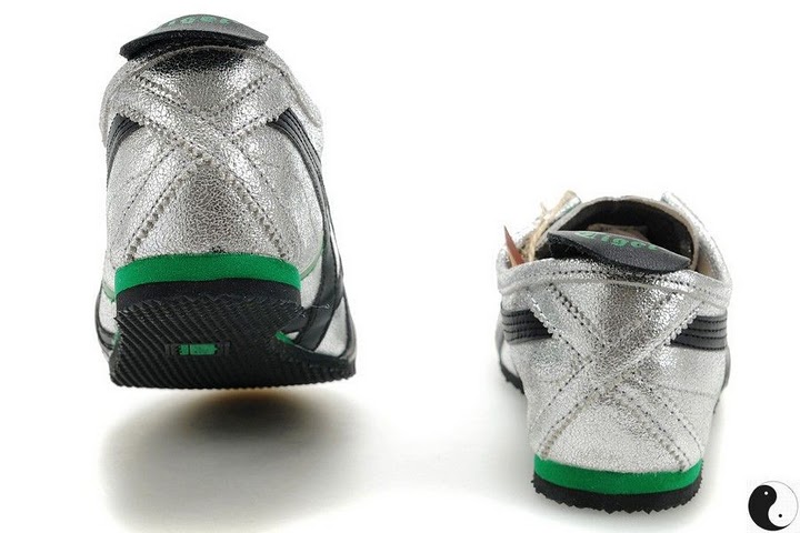 (Silver/ Black/ Green) Onitsuka Tiger Mexico 66 Shoes