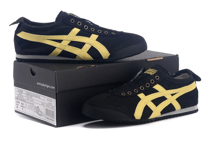 (Black/ Yellow) Onitsuka Tiger Mexico 66 Paraty Shoes