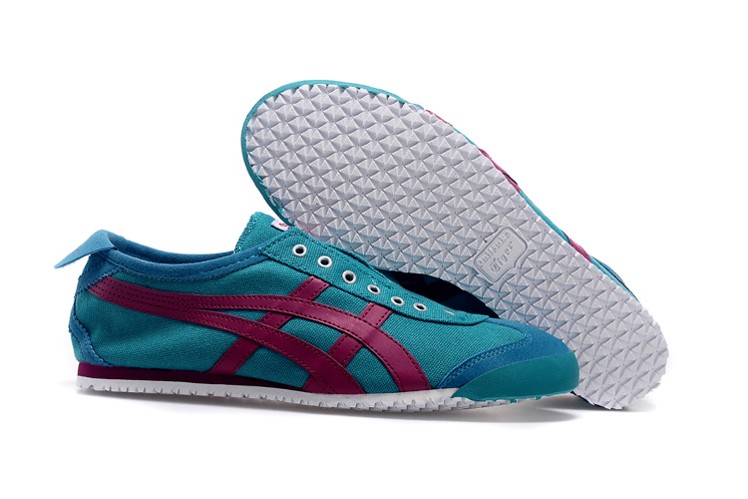 (DK Blue/ Purple) Onitsuka Tiger Mexico 66 Slip On Shoes - Click Image to Close