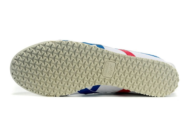 (White/ TriColor) Mexico 66 Slip On Shoes - Click Image to Close