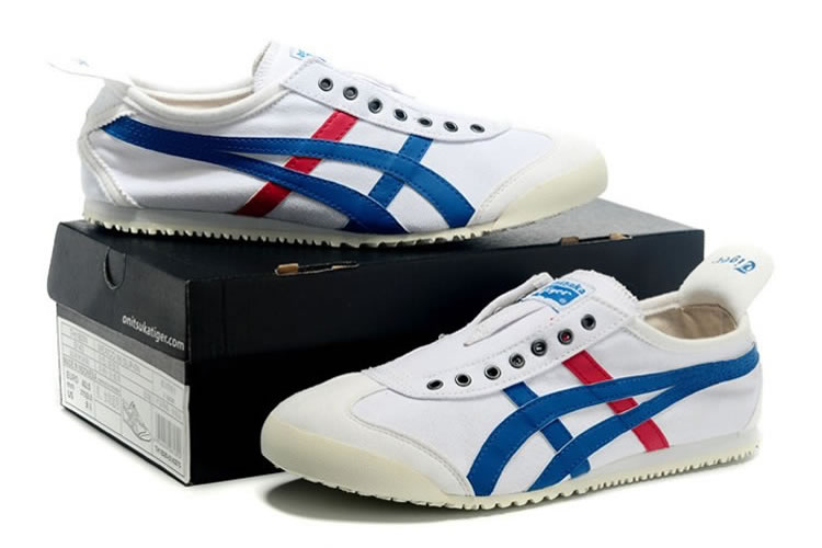 (White/ Blue/ Red) Onitsuka Tiger Mexico 66 Slip On Shoes [TH331L-1393 ...