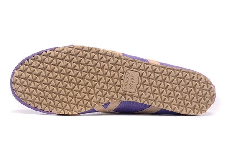 (Purple/ Beige) Onitsuka Tiger Mexico 66 Slip On Shoes - Click Image to Close