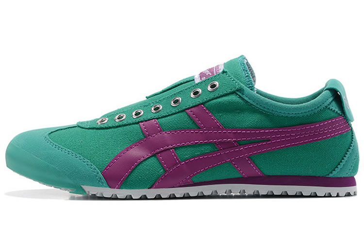 (Green/ Purple) Onitsuka Tiger Mexico 66 Slip On Shoes [TH342N-5411]