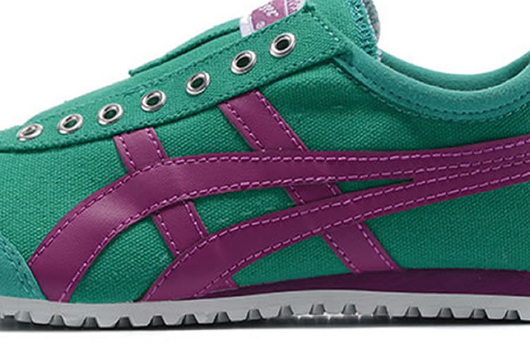 (Green/ Purple) Onitsuka Tiger Mexico 66 Slip On Shoes