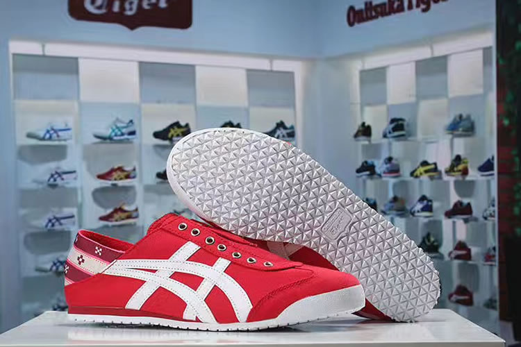 (Red/ White) Onitsuka Tiger Mexico 66 Slip On New Shoes