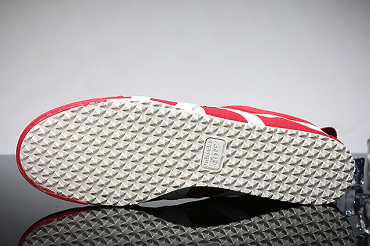 (Red/ White) Onitsuka Tiger Mexico 66 Slip On Shoes