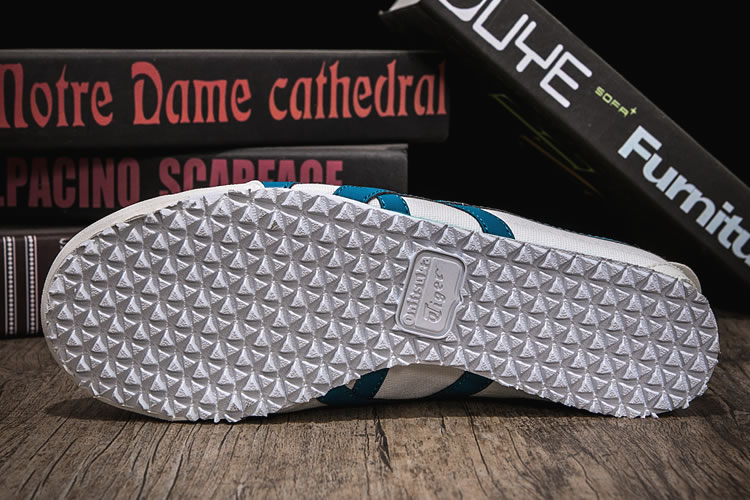 (White/ Blue) Mexico 66 Canvas Shoes