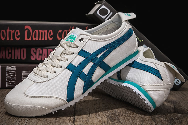 (White/ Blue) Mexico 66 Canvas Shoes