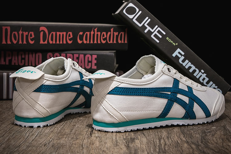(White/ Blue) Mexico 66 Canvas Shoes