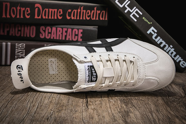 (White/ Black) Mexico 66 Canvas Shoes - Click Image to Close