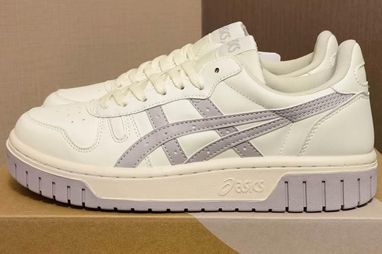 ASICS Court MZ (Beige/ Grey) Shoes - Click Image to Close