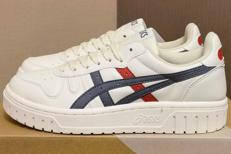 ASICS Court MZ (White/ DK Grey/ Red) Shoes - Click Image to Close