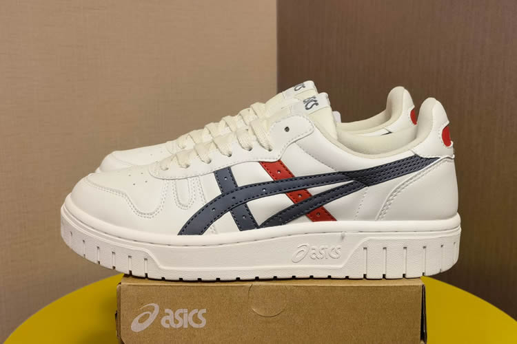 ASICS Court MZ (White/ DK Grey/ Red) Shoes