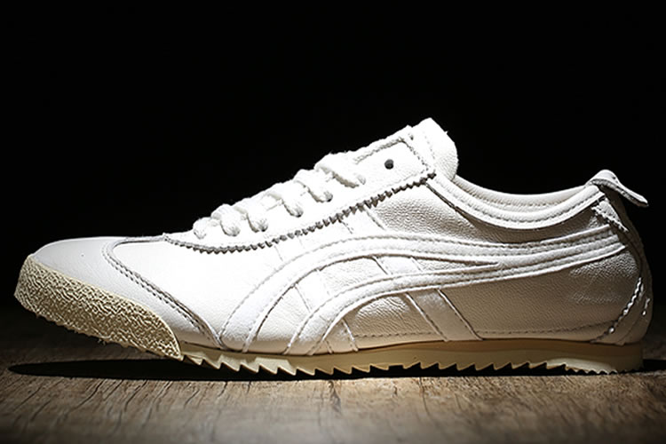 onitsuka white and gold