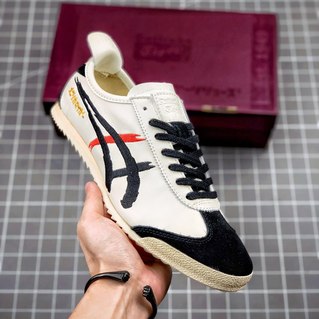 (White/ Black) Mexico 66 Deluxe "Kabuki Villain" Nippon Made Shoes