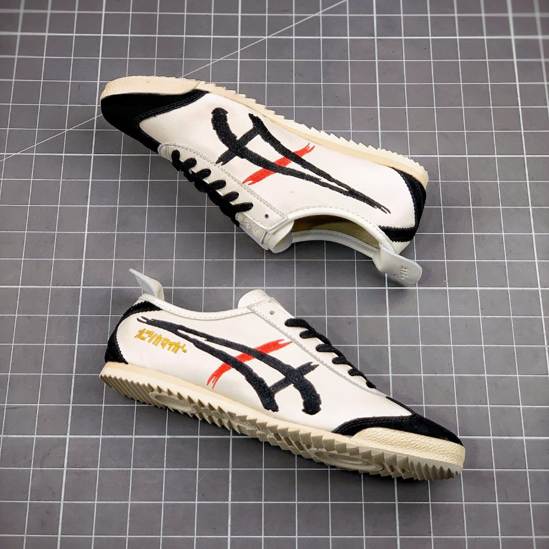 (White/ Black) Mexico 66 Deluxe "Kabuki Villain" Nippon Made Shoes