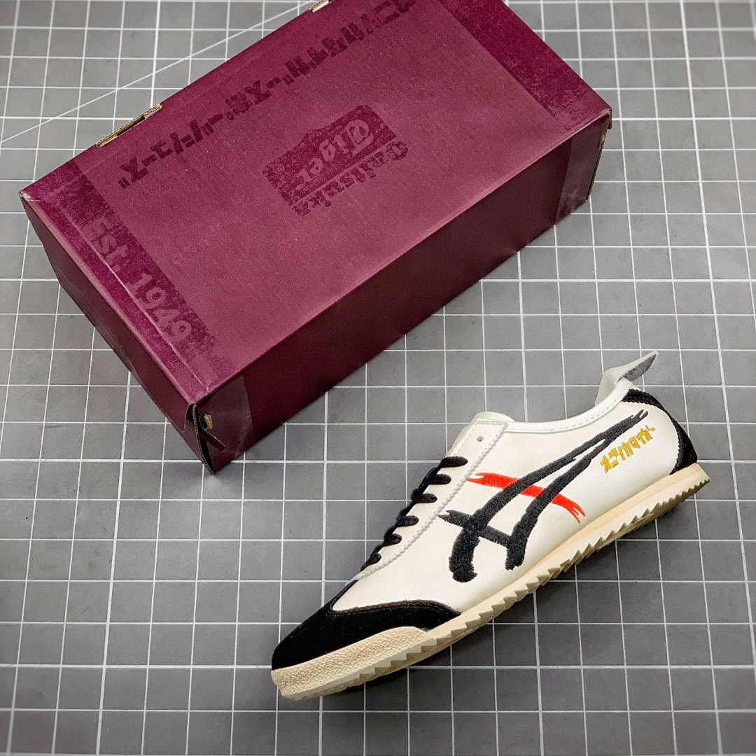 (White/ Black) Mexico 66 Deluxe "Kabuki Villain" Nippon Made Shoes