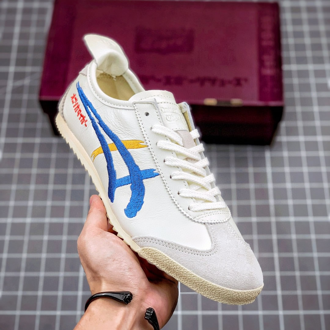 (White/ Directoire Blue) Mexico 66 Deluxe "Kabuki Villain" Shoes
