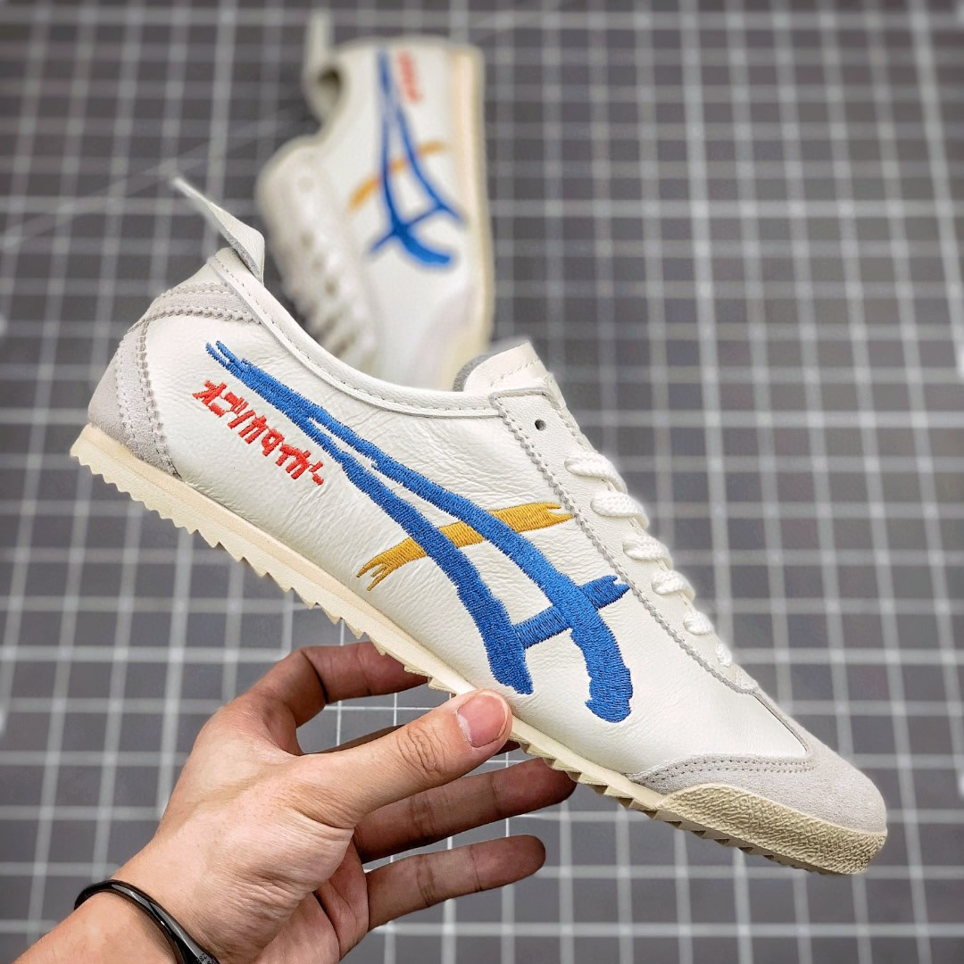 (White/ Directoire Blue) Mexico 66 Deluxe "Kabuki Villain" Shoes