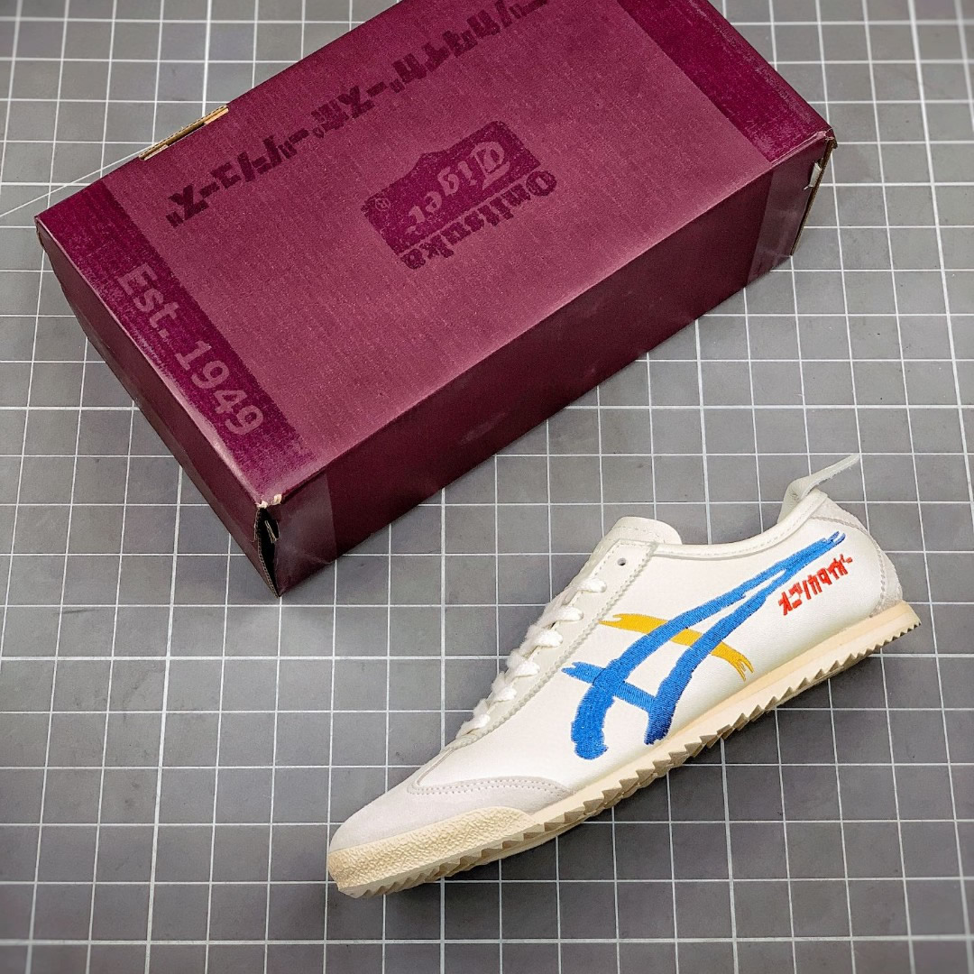 (White/ Directoire Blue) Mexico 66 Deluxe "Kabuki Villain" Shoes