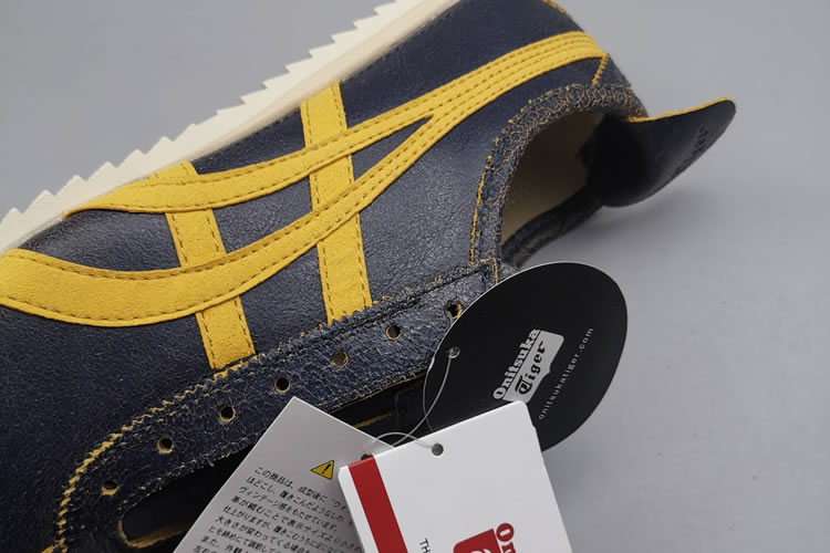 Onitsuka Tiger Deluxe THL504 SLIP ON Shoes (DK Blue/ Yellow)