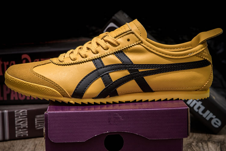 Onitsuka Tiger Mexico 66 Deluxe (Yellow/ Black) Shoes - Click Image to Close