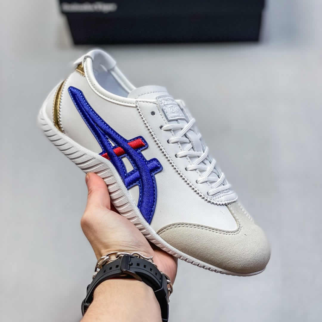 (White/ Blue/ Red) Mexico 66 Driving Shoes
