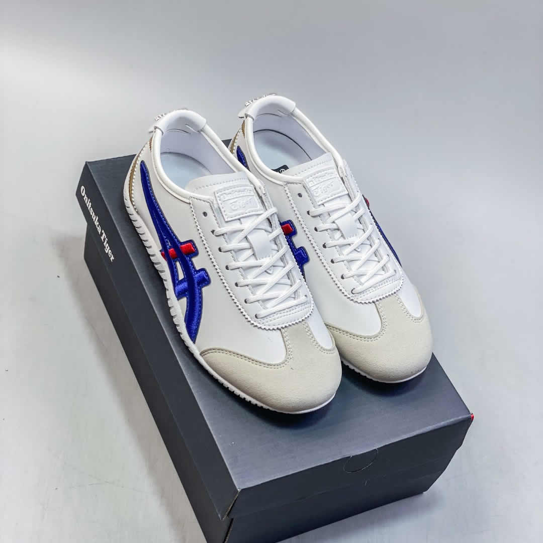 (White/ Blue/ Red) Mexico 66 Driving Shoes
