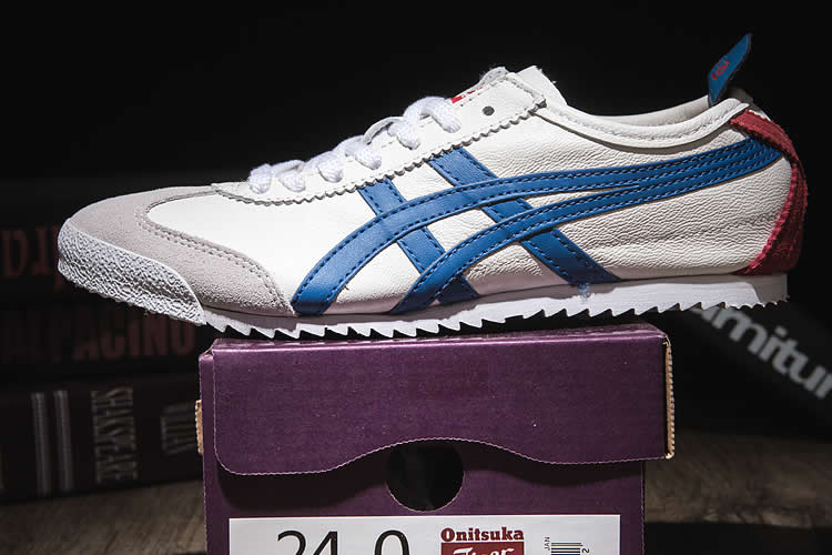 ASICS Onitsuka Tiger (White/ Blue/ Red) Nippon Made Shoes