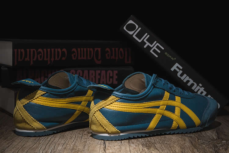 (Blue/ Yellow) Onitsuka Tiger Mexico 66 DELUXE Shoes