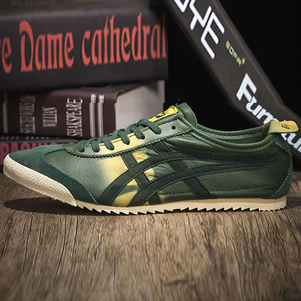 (Army Green) Onitsuka Tiger Deluxe Womens Shoes