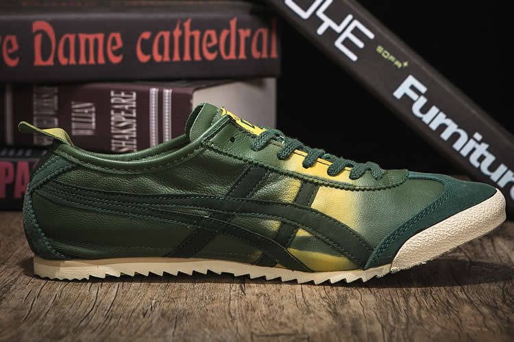 (Army Green) Onitsuka Tiger Deluxe Womens Shoes