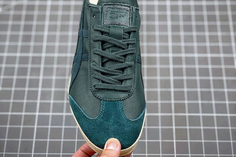 (Dark Green) Onitsuka Tiger Mexico 66 Deluxe Shoes - Click Image to Close