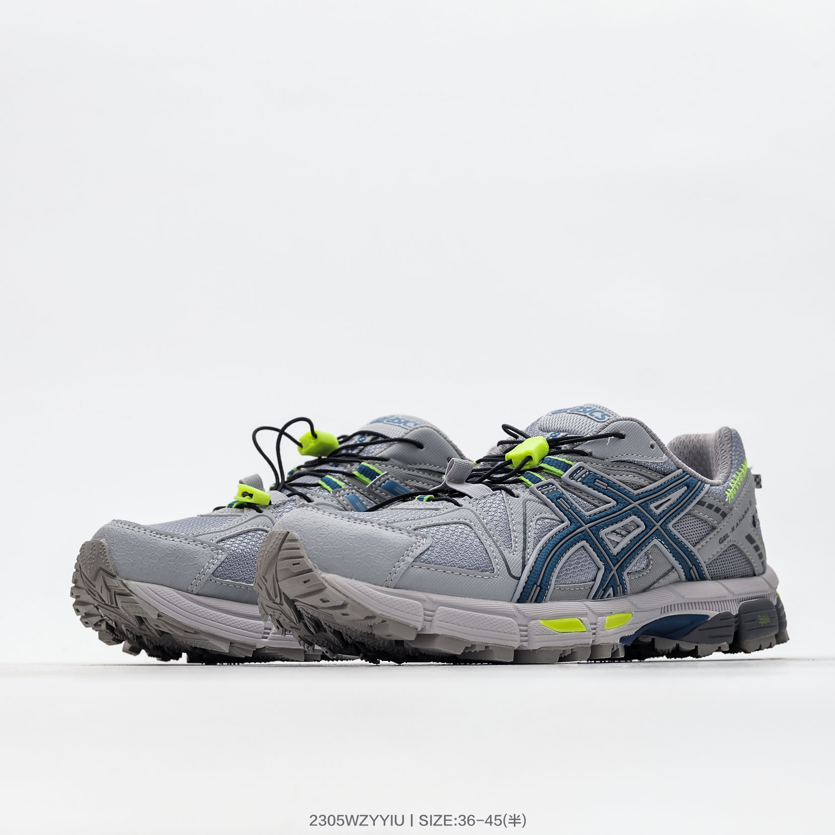 ASICS GEL -KAHANA 8 (Grey/ Blue) Running Shoes