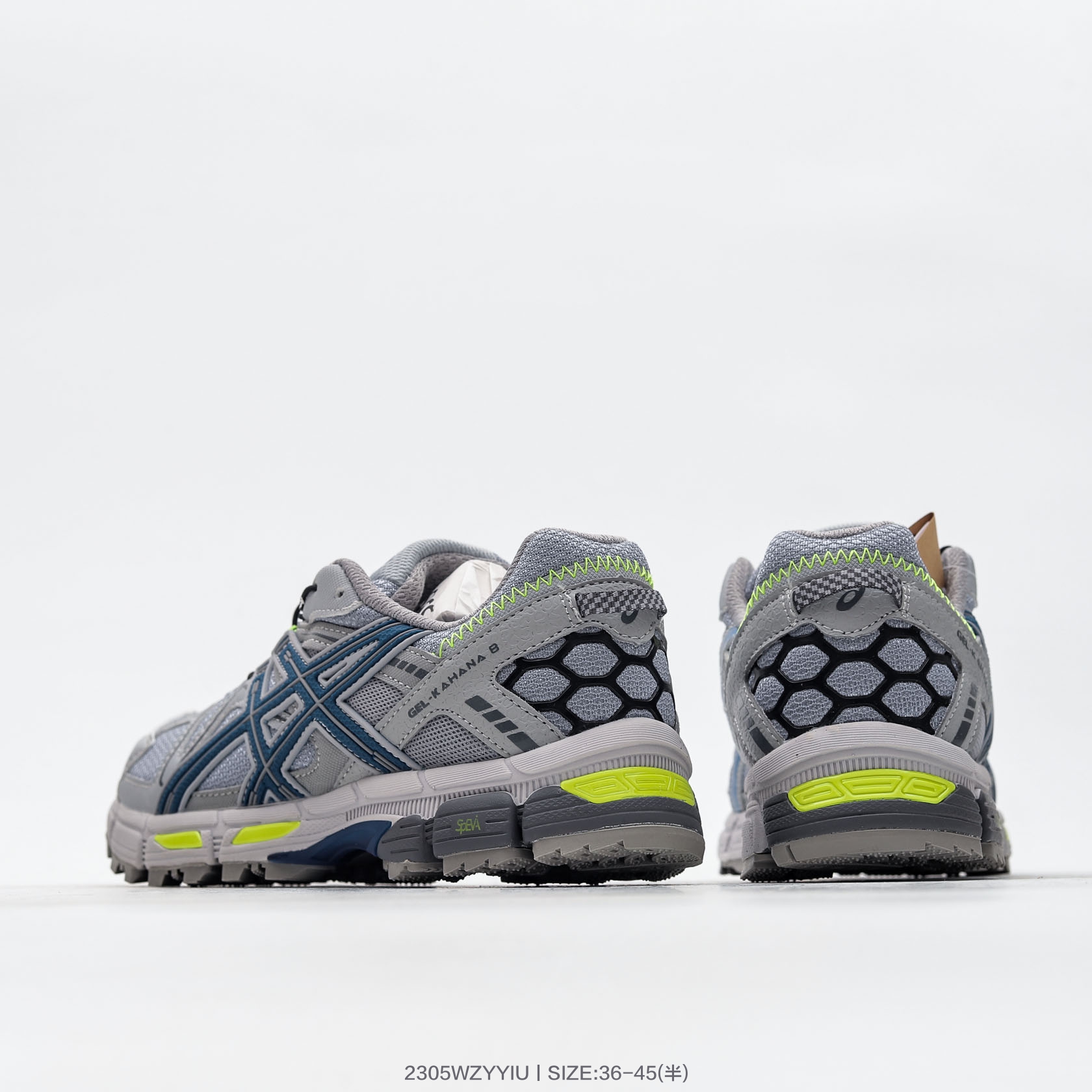 ASICS GEL -KAHANA 8 (Grey/ Blue) Running Shoes
