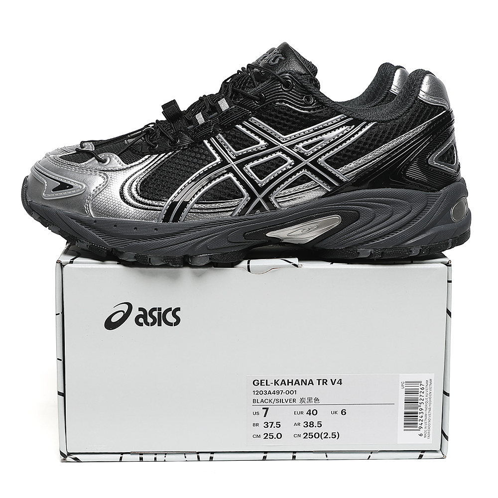 ASICS GEL KAHANA TR V4 (Black/ Silver) Running Shoes