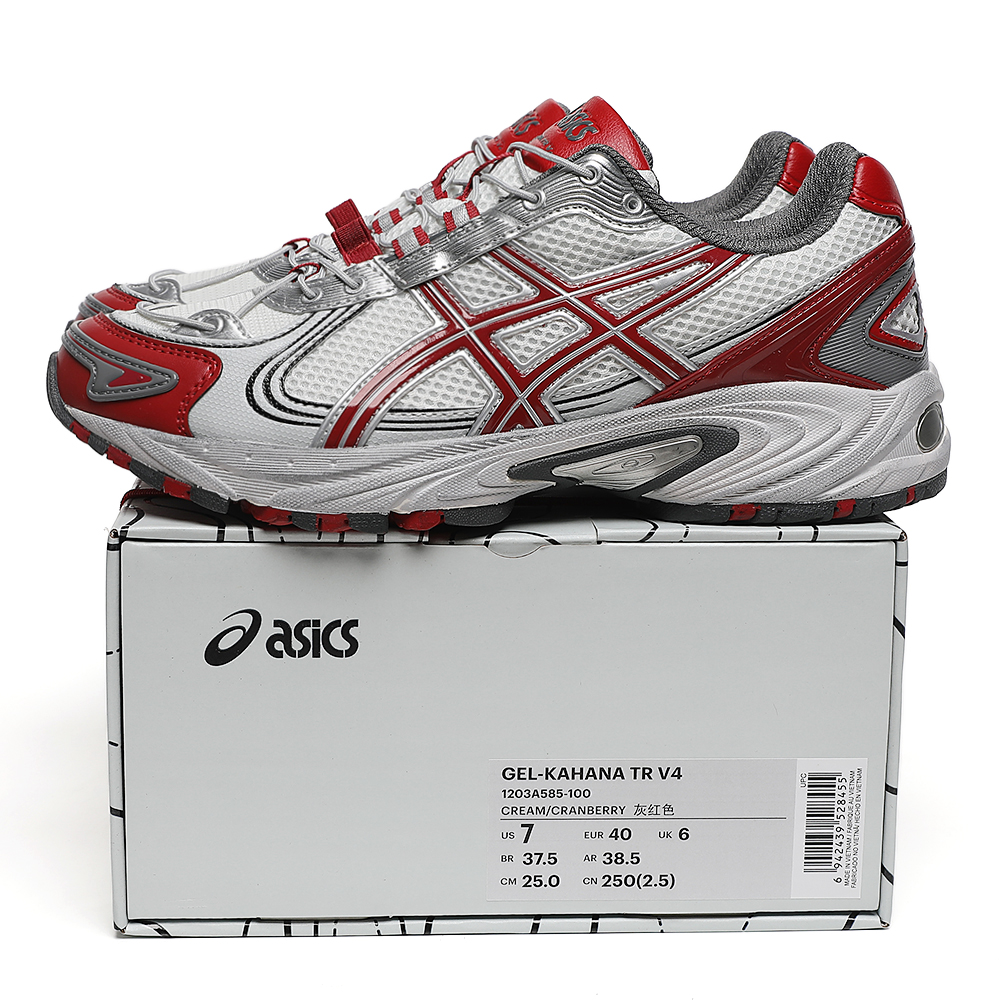 ASICS GEL KAHANA TR V4 (Cream/ Cranberry) Running Shoes